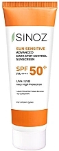 كريم واقي من الشمس للوجه ضد البقع الداكنة	 Sinoz Sun Sensitive Advanced Dark Spot Control SPF 50+	