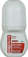 Roll-On Antiperspirant Deodorant Borotalco Men Absolute Deo Roll-on Extra Dry Amber