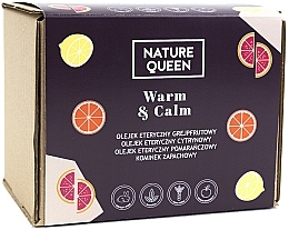 مجموعة Nature Queen Warm & Calm (essential/oil/3x10ml + acc/1pc)