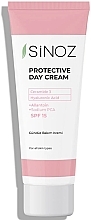 كريم نهاري واقي للوجه مع 	SPF15 Sinoz Protective Day Cream SPF15	