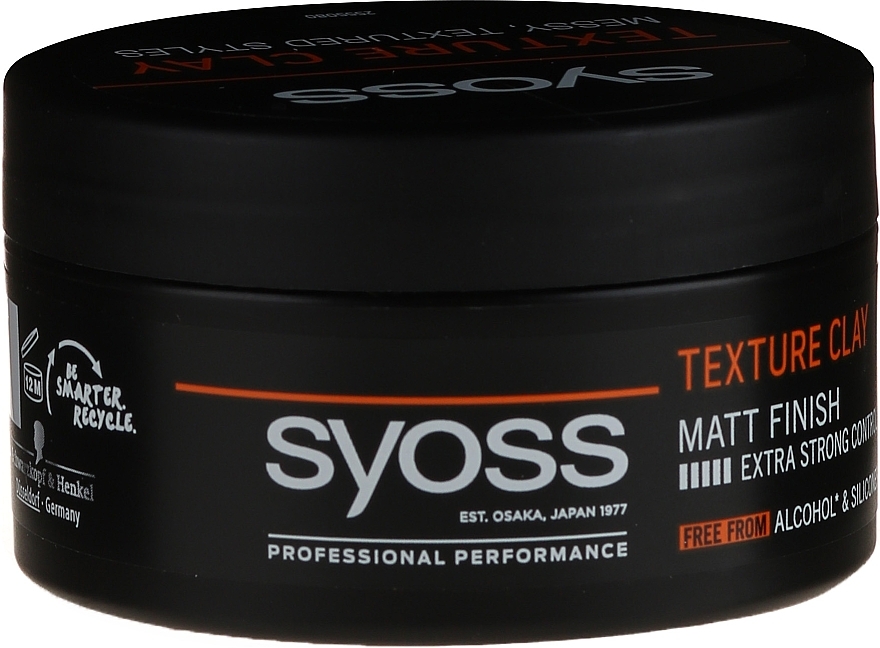 الطين الملمس للشعر Syoss Texture Clay