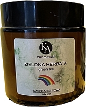 شمعة الصويا المعطرة "الشاي الأخضر" KaWilamowski Green Tea	