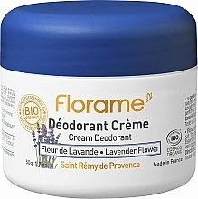 "مزيل عرق كريمي "زهرة اللافندر Florame Cream Deodorant Lavender Flower	