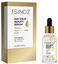 سيروم الوجه بالذهب عيار 24 قيراط	 Sinoz 24K Gold Beauty Serum	