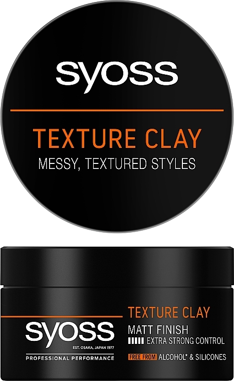 الطين الملمس للشعر Syoss Texture Clay