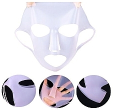 Silicone Mask for Cosmetic Procedures, white Deni Carte