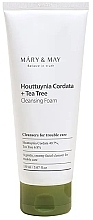 رغوة تنظيف للبشرة التي تعاني من مشاكل Mary & May Houttuynia Cordata+Tea Tree Cleansing Foam	