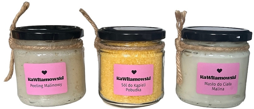 طقم KaWilamowski (b/butter/200ml + b/peeling/200ml + b/salt/200ml)	