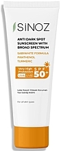 كريم واقي من الشمس للوجه ضد البقع الداكنة مع SPF 50	 Sinoz Anti Dark Spot Sunscreen SPF 50+	