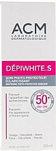 SPF 50 عناية واقية من الشمس للتفتيح  ACM Laboratoires Depiwhite S Soin Photo-Protecteur Eclaircissant SPF 50	