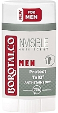 Deodorant Stick Borotalco Men Invisible Musk Scent Deo Stick