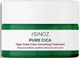 كريم الوجه لتصحيح لون البشرة Sinoz Pure Cica Tiger Grass Color Correcting Repair Cream	