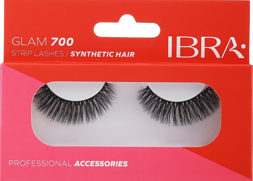 Ibra Eyelash Glam 700 Black	 - رموش صناعية