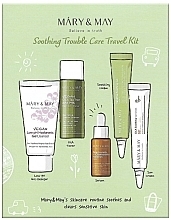 مجموعة، 5 منتجات Mary & May Soothing Trouble Care Travel Kit	