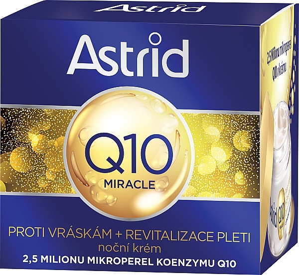 كريم ليلي لمكافحة التجاعيد - Astrid Q10 Miracle Anti-Wrinkle Night Cream	