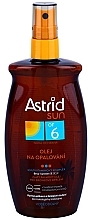 رذاذ زيت التسمير SPF6	 Astrid Sun Suncare Spray Oil SPF6	