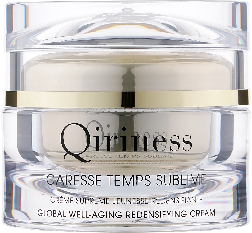 كريم مضاد للشيخوخة، مجدد  ومتعدد الوظائف، خط طبيعي - Qiriness Caresse Temps Sublime Global Well-Aging Redensifying Cream	