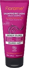 شامبو كريمي للشعر المصبوغ  Florame Colored Hair Cream Shampoo	