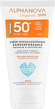  كريم واقي من الشمس للبشرة الحساسة Alphanova Organic Sun SPF 50 Very High Protection Chemical Filters Free