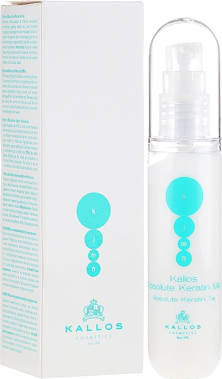 Hair Milk Keratin - Kallos Cosmetics Absolute Keratin Milk