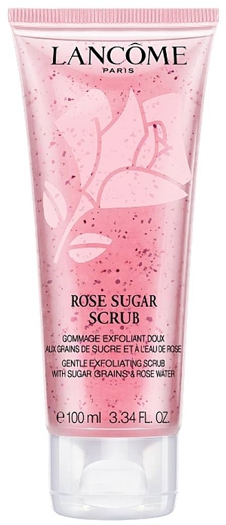 Эксфолиант с гранулами сахара и розовой водой - Lancome Rose Sugar Scrub