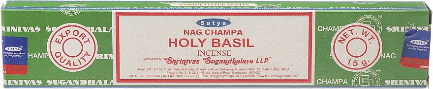 Viiruk "Püha basiilik" - Satya Holy Basil Incense