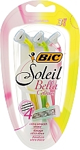 Набор бритв без сменных картриджей, 3 штуки Bic Soleil Bella Colours