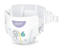 Детские подгузники 15+ кг, размер 6 Junior Extra, 96 шт Bella Baby Happy Soft & Delicate