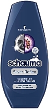 Palsam hallidele juustele Schauma Silver Reflex Anti-Yellow Conditioner With Purple Pigments