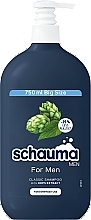 Meeste šampoon humalaga igapäevaseks kasutamiseks Schauma Men Classic Shampoo With Hops For Everyday Use