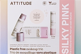 Набор Attitude Oceanly Silky Pink Set (highl/8.5g + lip/stick/3.4g + blush/8.5g)