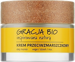 Крем против морщин для лица с маслом монои Gracja Bio Face Cream