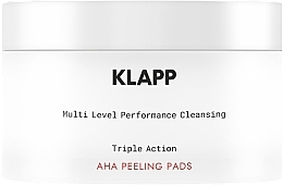 Патчи для лица Klapp Multi Level Performance Triple Action AHA Peeling Pads