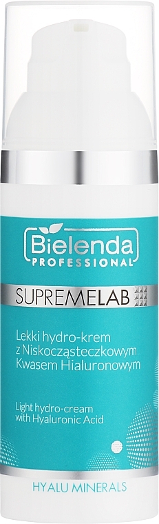 Kerge hüdrokreem hüaluroonhappega - Bielenda Professional SupremeLab Hyalu Minerals Light Hydro-Cream With Hyaluronic Acid	