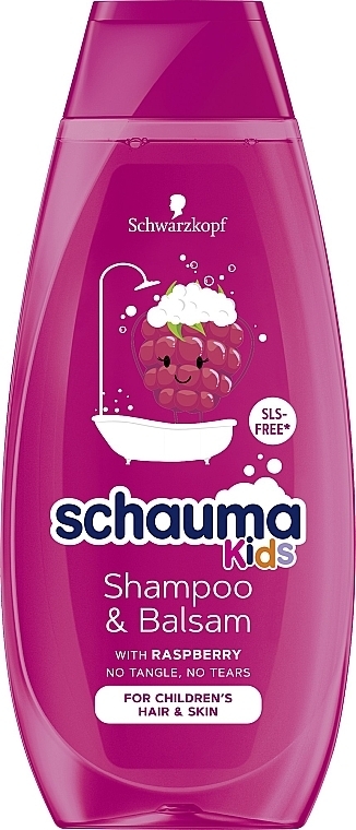 Šampoon-palsam lastele - Schwarzkopf Schauma Kids Shampoo & Balsam	