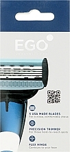 Replacement Shaving Cartridges, 2 pcs. Ego Shaving Club 5-Blade Cartridges