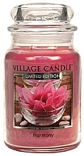 Scented Candle in Jar "Harmony", glass lid Village Candle Harmony Limited Edition