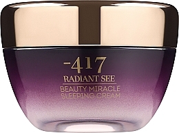 Repair Night Face Cream -417 Radiant See Immediate Miracle Beauty Sleeping Cream