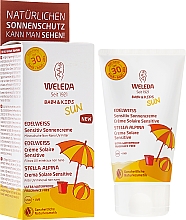 Sunscreen Body Milk for Sensitive Skin Weleda Edelweiss Baby&Kids Sun SPF 30