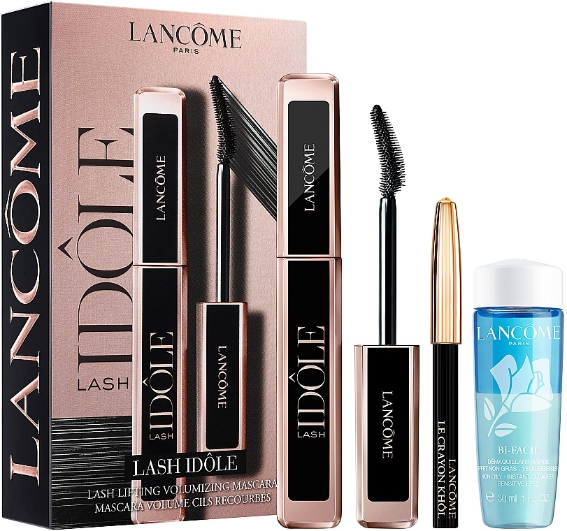 Lancome Lash Idole Set (mascara/8ml + pensil/0.7g + makeup/remover/30ml) - Set