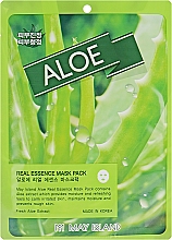 Sheet Face Mask with Aloe Extract May Island Real Essence Mask Pack Aloe