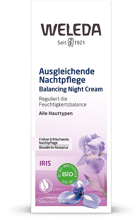 Iris Night Cream Weleda Iris Nachtcreme