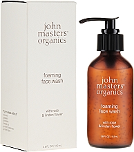 Face Cleansing Foam with Rose Extract John Masters Organics Rose Foaming Face Wash