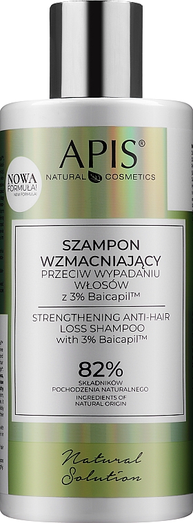 Strengthening Anti Hair Loss Shampoo with 3% Baicapil - Apis Natural Solution