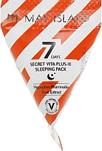 Fruit Acid & Vitamin Night Mask May Island 7 Days Secret Vita Plus-10 Sleeping Pack