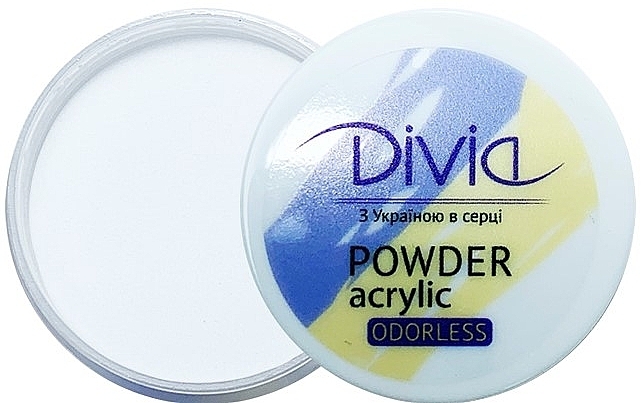 Acrylic Powder, scentless - Divia Acrylic Powder Odorless Di1801