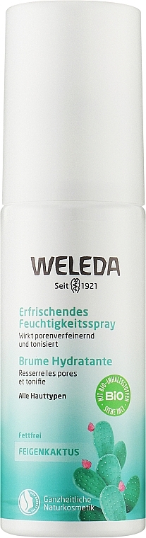 Weleda 24H Hydrating Prickly Pear Cactus Mist - Weleda Moisturizing Mist