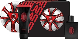 A.C. Milan Set (edt/100ml+sh/gel/200ml+acss/1pc)