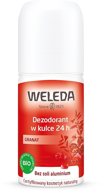 Roll-On Deodorant "Pomegranate" Weleda Pomegranate 24h Deo Roll-On