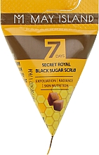 Face Scrub May Island 7 Days Secret Royal Black Sugar Scrub